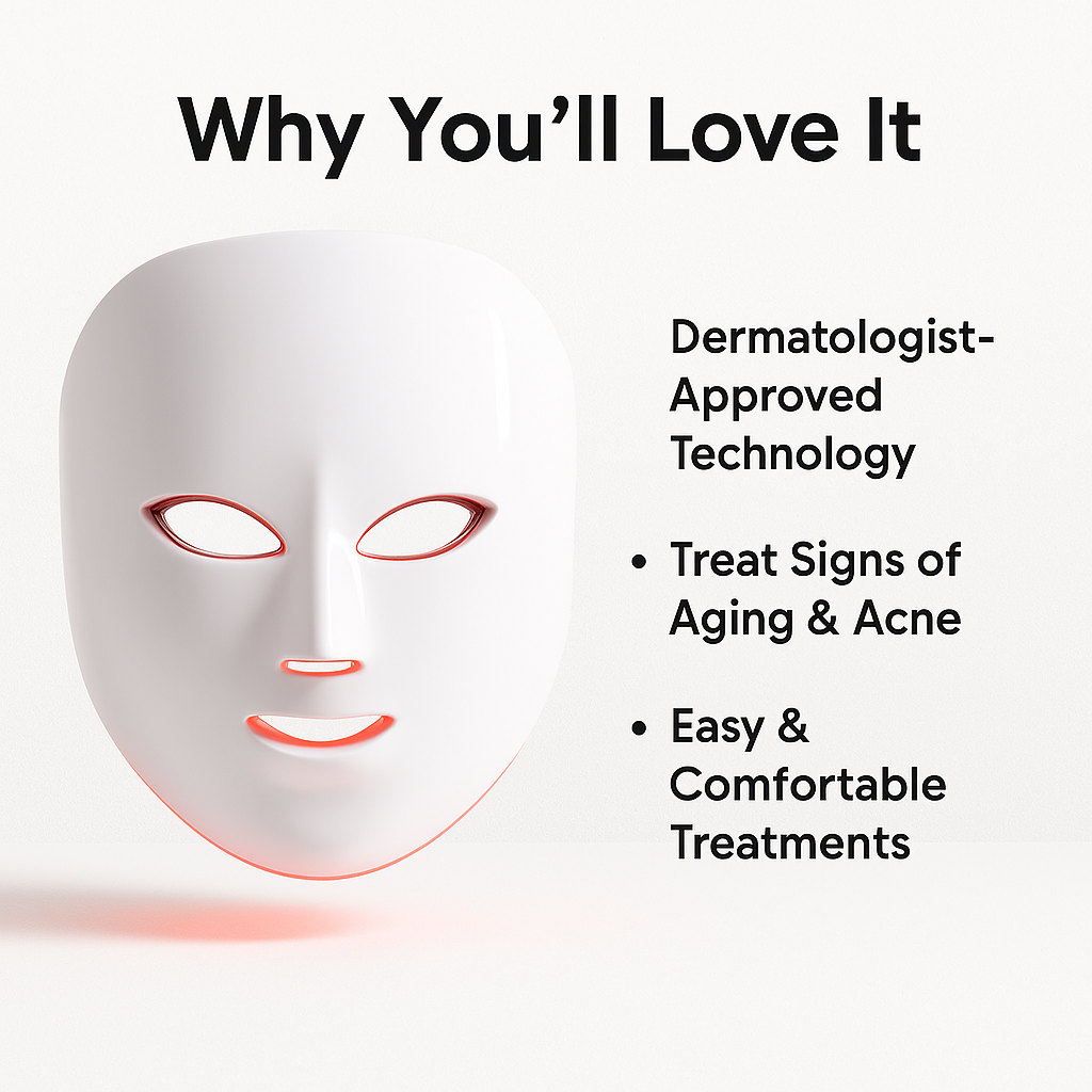DewyGlow™ | Red Light Therapy Mask